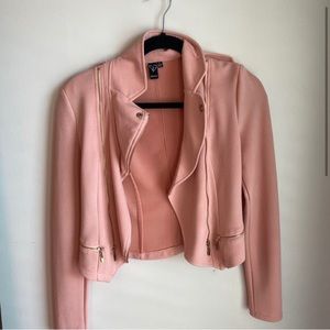 Baby pink blazer jacket